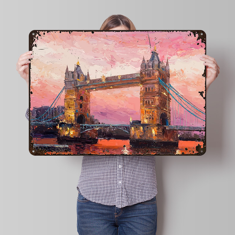 Retro Gaming In London - Travel to London Metal Poster Custom