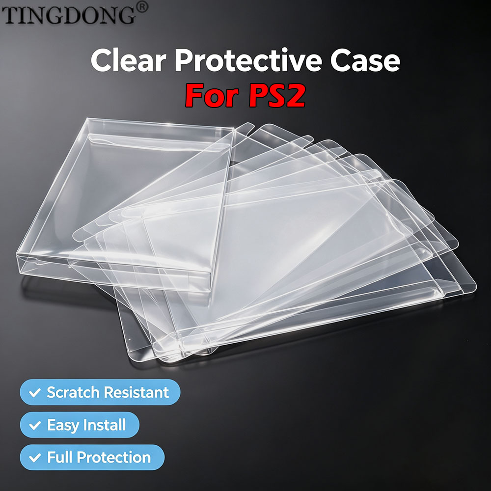 Game Cartridge Case - 1-10PCS Clear PET Protector Case For