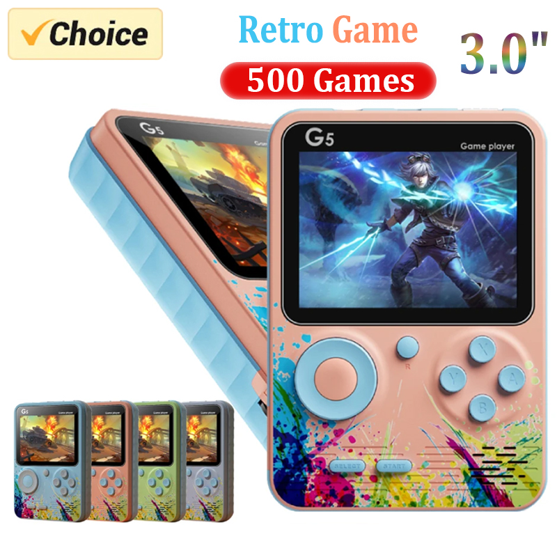 Retro Gaming Power Bank - G5 Retro Handheld Game Console With