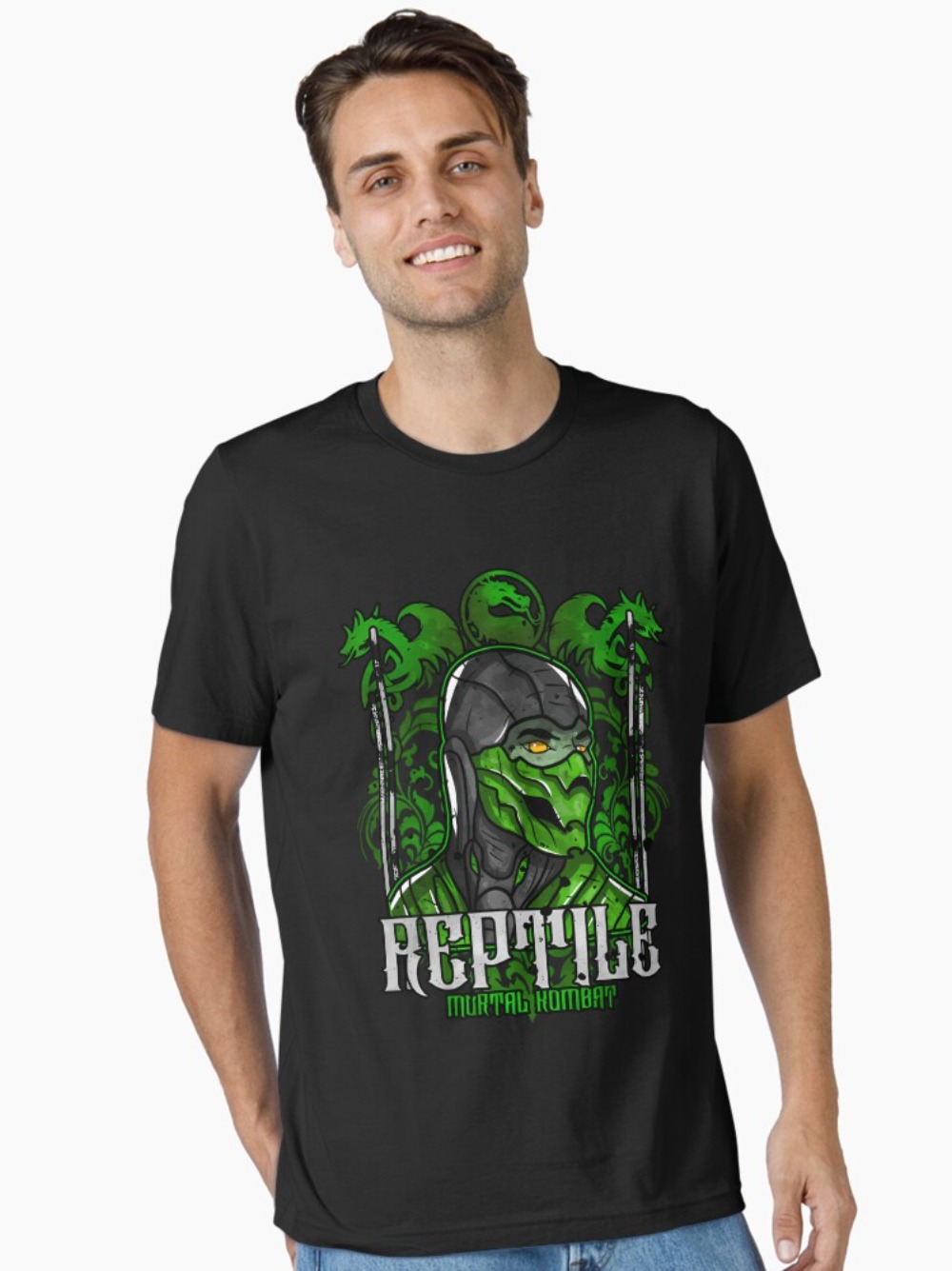 Mortal Kombat Reptile Portrait - đánh giá và giá Retro Gaming Aesthetic