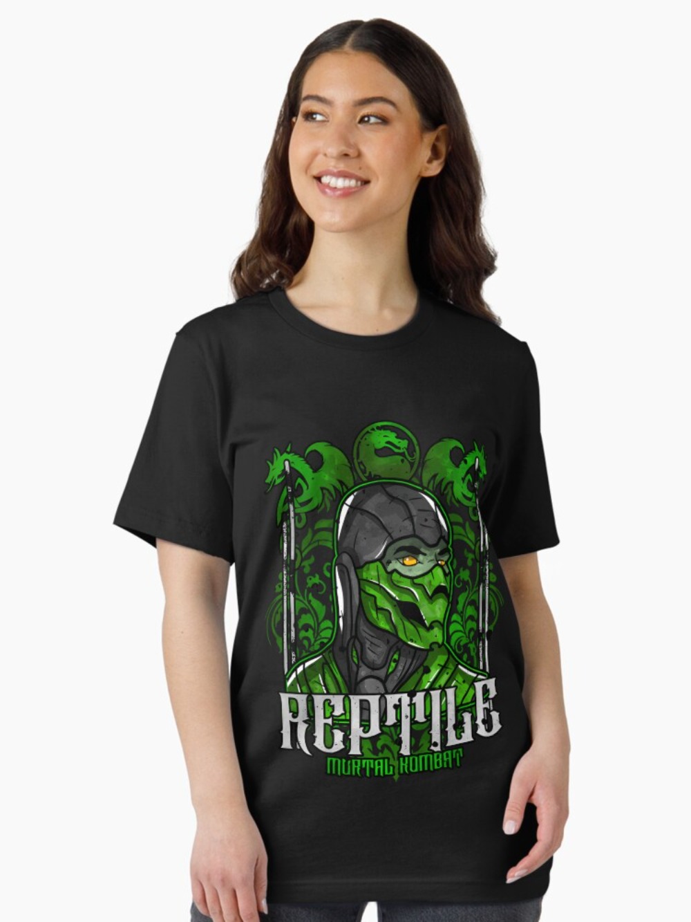 Mortal Kombat Reptile Portrait - đánh giá và giá Retro Gaming Aesthetic