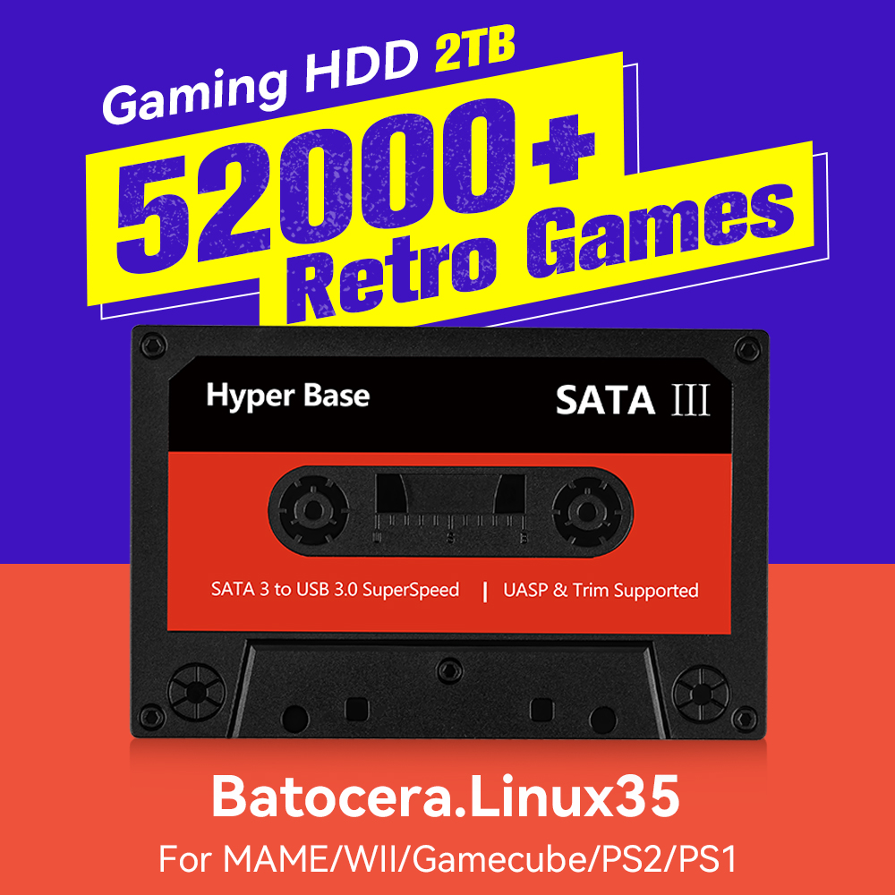 Batocera 500GB/2TB Retro Game  - đánh giá và giá Retro Gaming Batocera