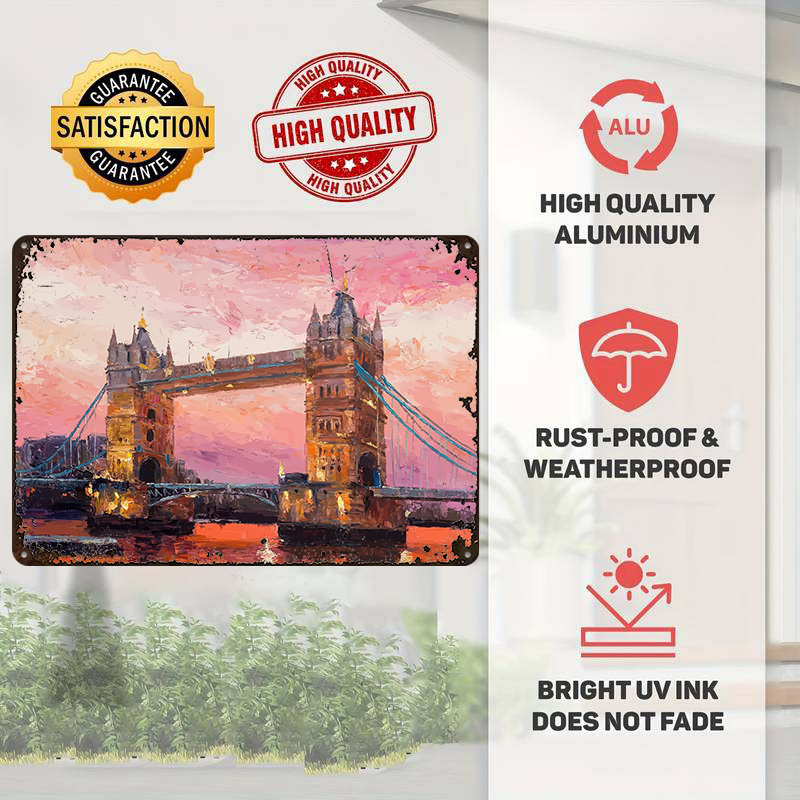 Travel to London Metal Poster  - đánh giá và giá Retro Gaming In London