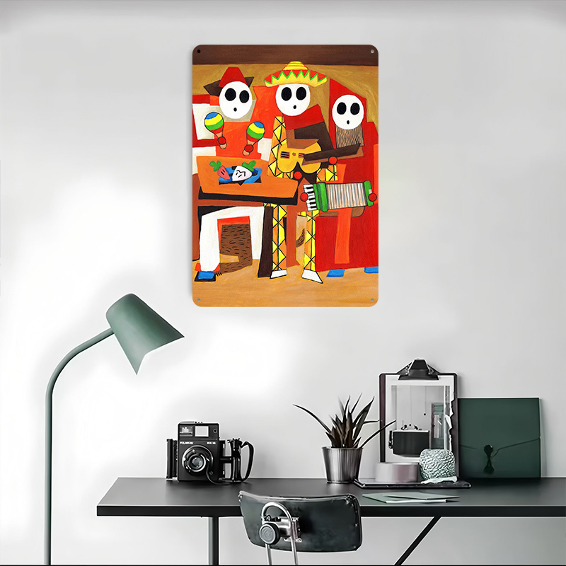 Three Mariachi Guys Tin Plaque - đánh giá và giá Retro Gaming Guy