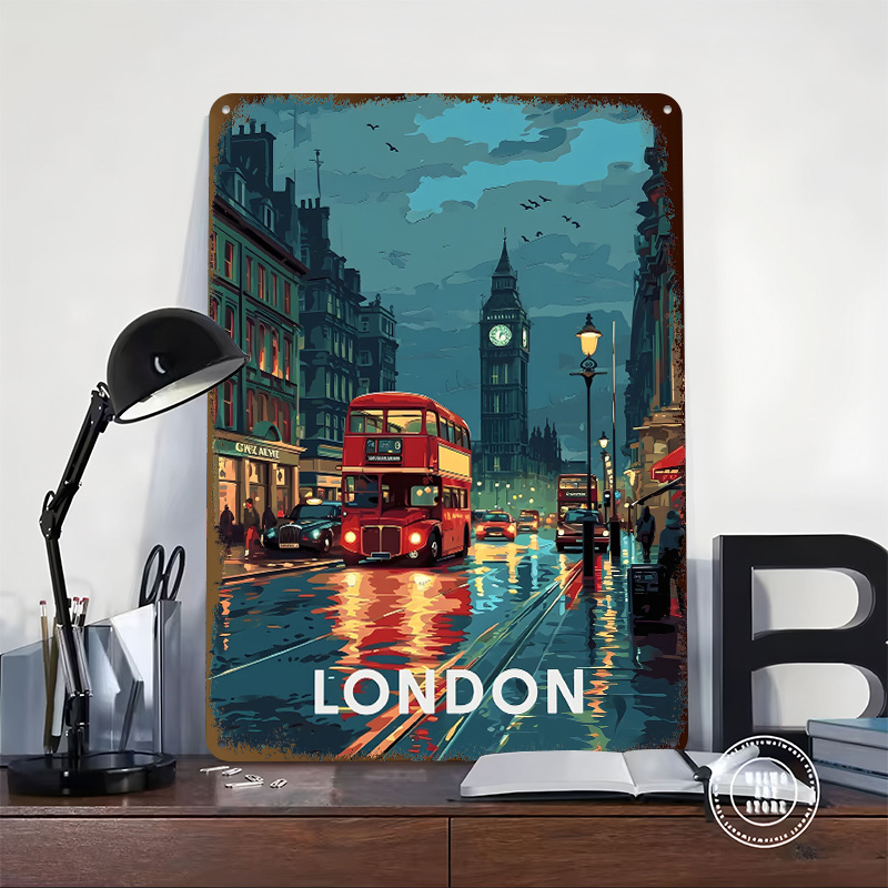 London Big Ben Tinplate Poster - đánh giá và giá Retro Gaming In London