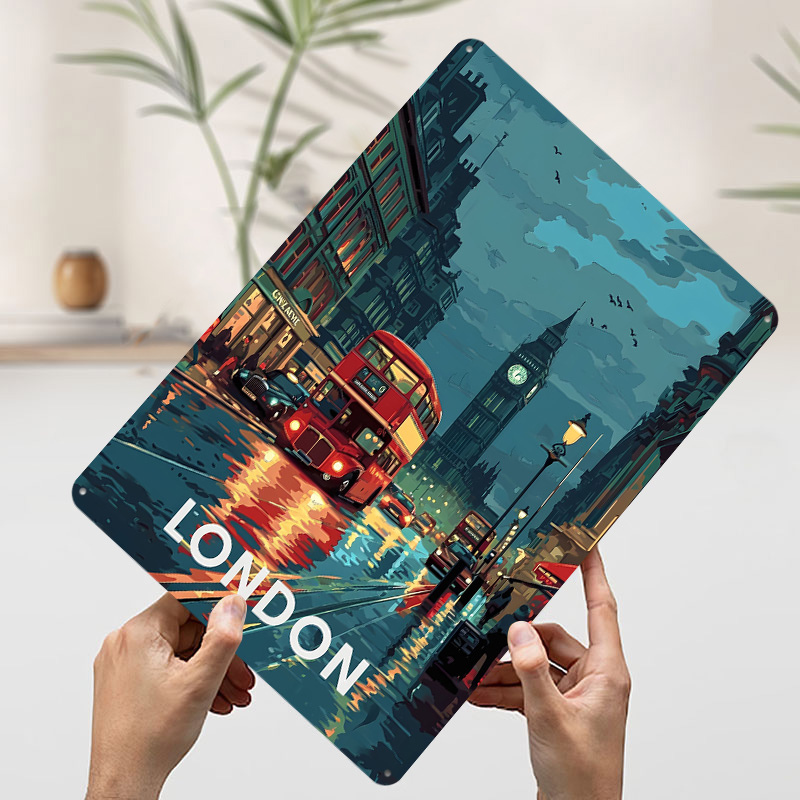 London Big Ben Tinplate Poster - đánh giá và giá Retro Gaming In London