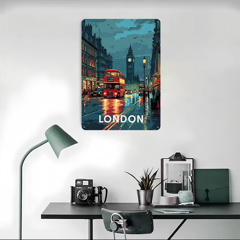 London Big Ben Tinplate Poster - đánh giá và giá Retro Gaming In London