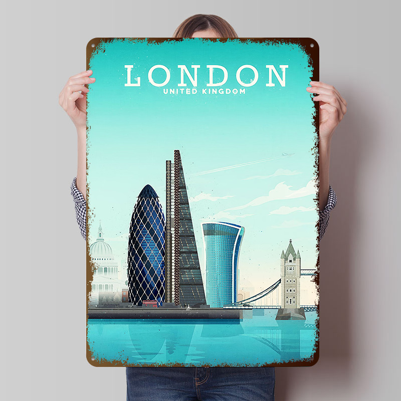 London Travel Metal Poster Cus - đánh giá và giá Retro Gaming In London