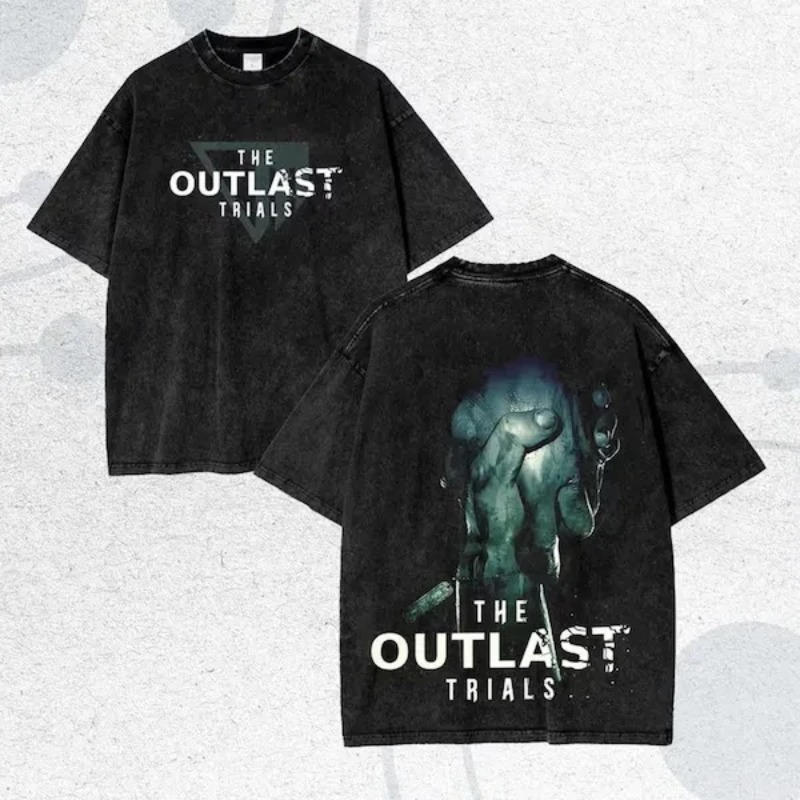 The Outlast Trials Game T-shir - đánh giá và giá Retro Gaming Aesthetic