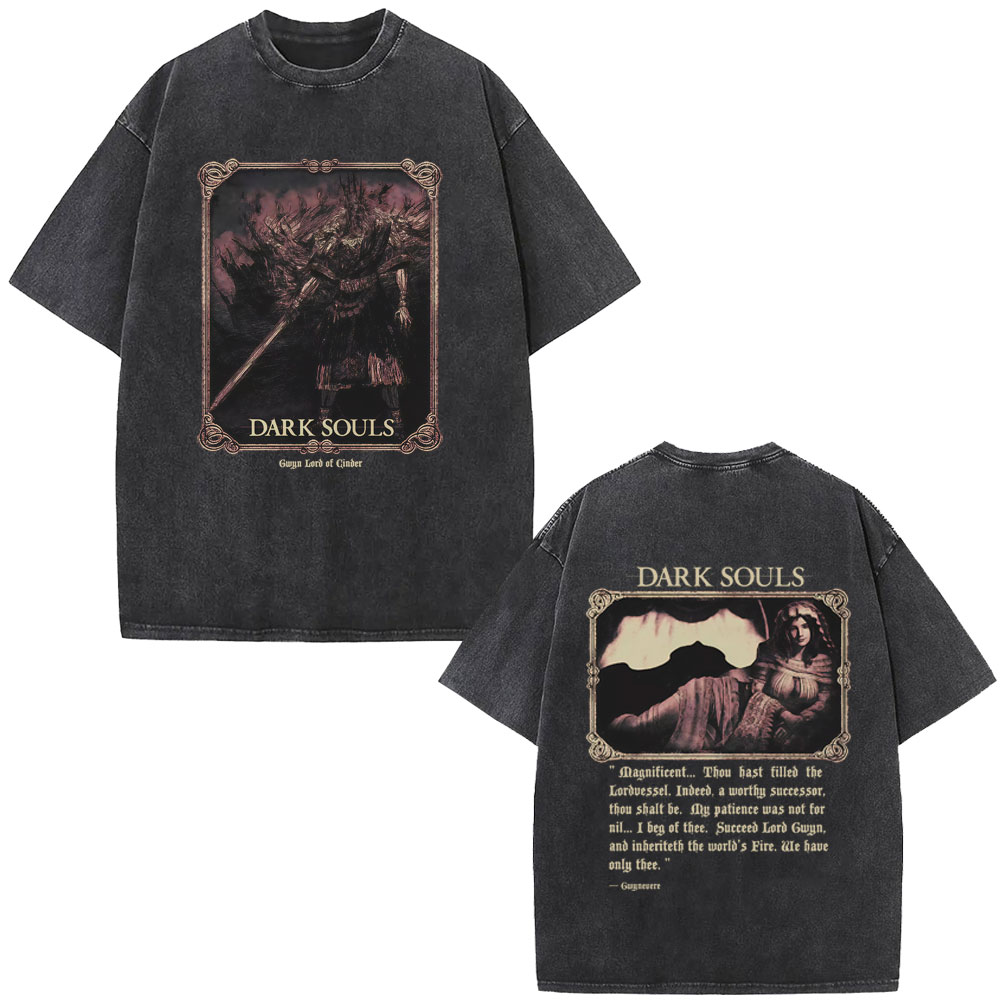 Washed Vintage Game Dark Souls - đánh giá và giá Retro Gaming Aesthetic