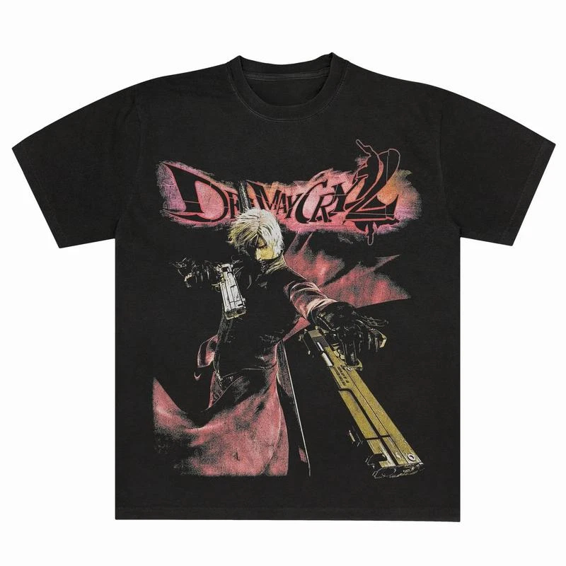 Devil May Cry 2 Dante T-shirt  - đánh giá và giá Retro Gaming Aesthetic
