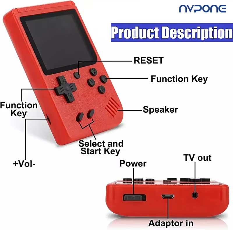 NEW Portable Retro Mini Video  - đánh giá và giá Retro Gaming Power Bank