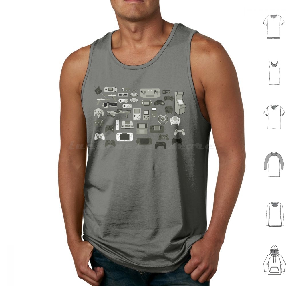 Self Control Tank Tops Print C - đánh giá và giá Retro Gaming Guy