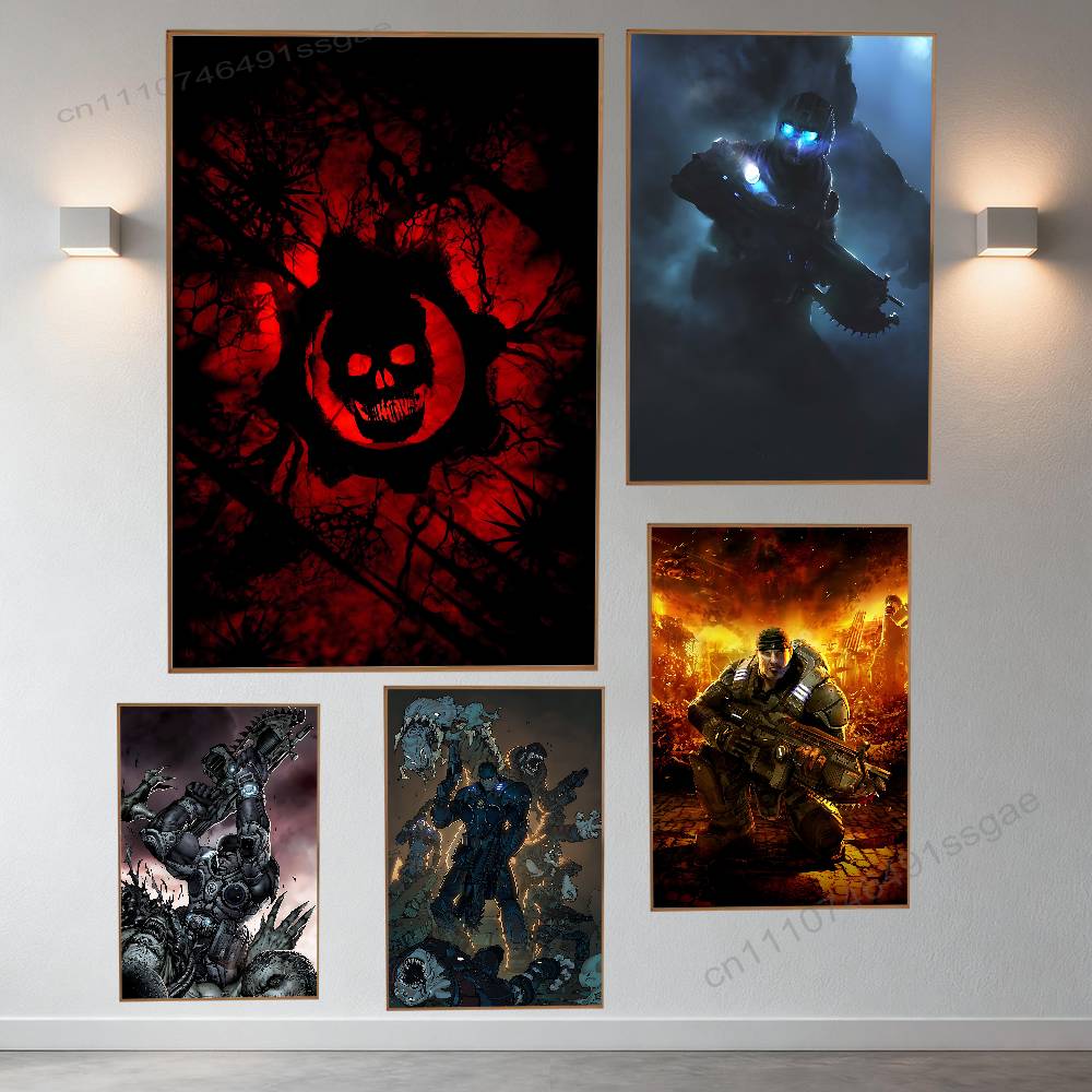 Game G-Gears of W-War Poster R - đánh giá và giá Retro Gaming Aesthetic