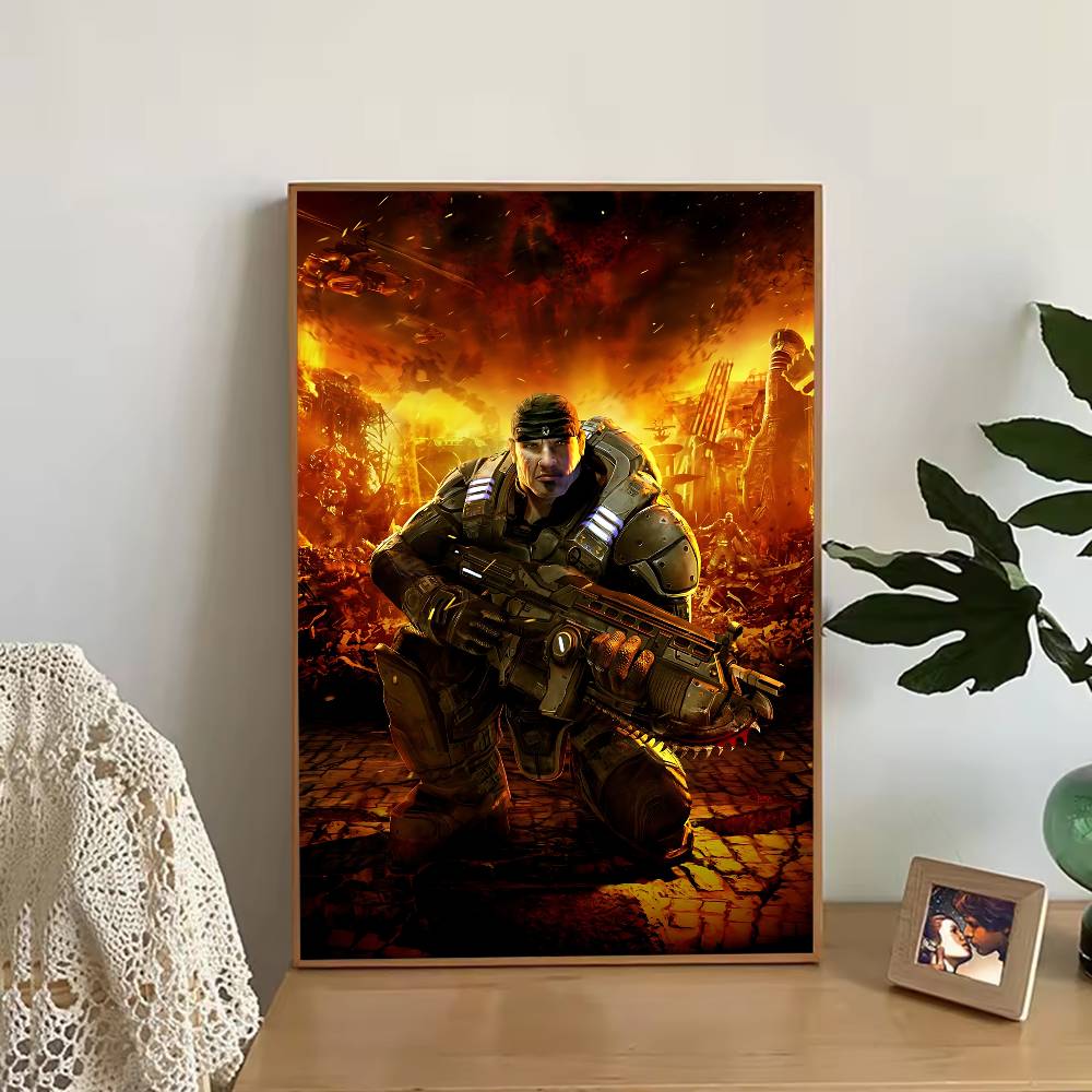 Game G-Gears of W-War Poster R - đánh giá và giá Retro Gaming Aesthetic