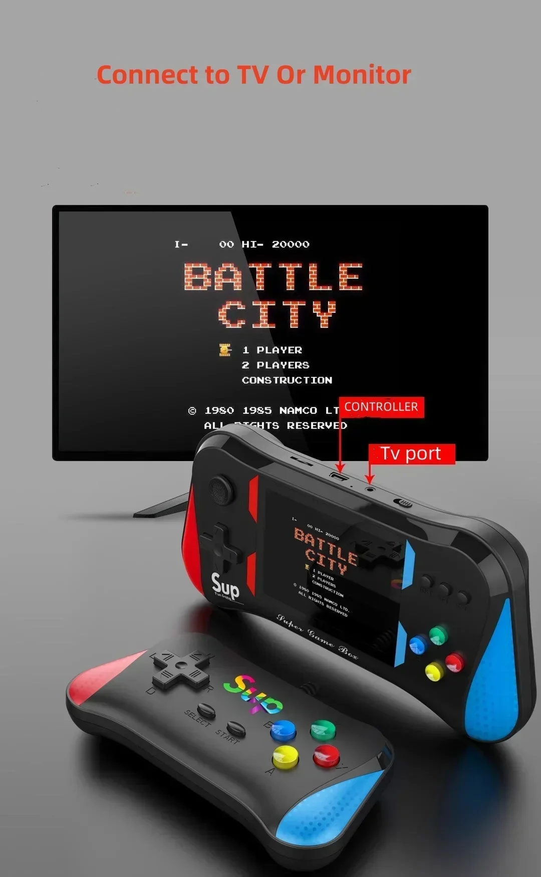 Children's Game Console Palm R - đánh giá và giá Retro Gaming Handheld