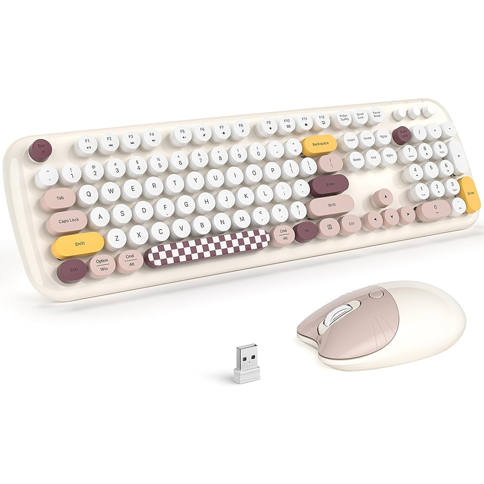 MOFII Wireless Keyboard and Mo - đánh giá và giá Retro Gaming Kc