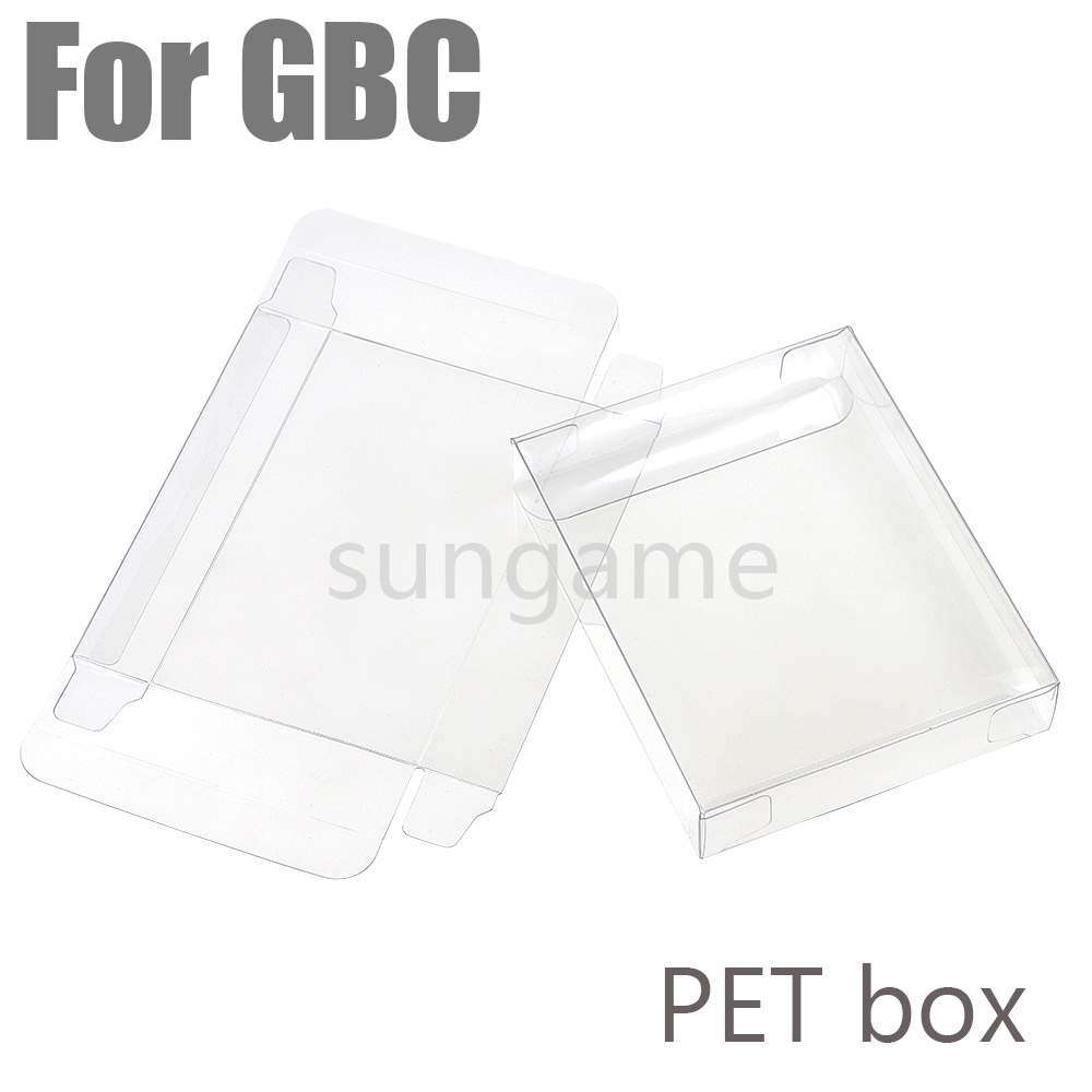 3pcs PET Display Box For GBC P - đánh giá và giá Game Cartridge Case